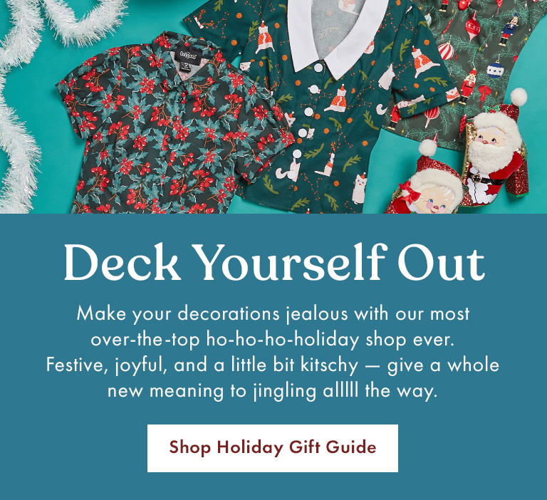 ModCloth Holiday Gift Guide category banner